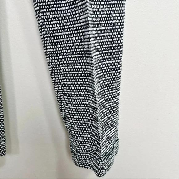 HUGO  BOSS Womens Sz 6 Acrila Textured Abstract Pant Black White Cotton Blend - Picture 7 of 14